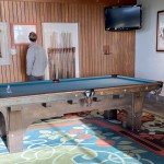 Turn of the century pool table